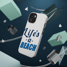 DistinctInk ToughCase for Apple iPhone, Compatible with MagSafe Charging - Life's a Beach