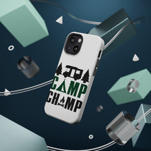 DistinctInk ToughCase for Apple iPhone, Compatible with MagSafe Charging - Camp Champ - Camping Fire
