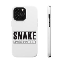 DistinctInk ToughCase for Apple iPhone, Compatible with MagSafe Charging - SNAKE Lives Matter