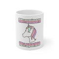 Glossy White Coffee / Tea Mug - 90% Unicorn 10% Sparkle