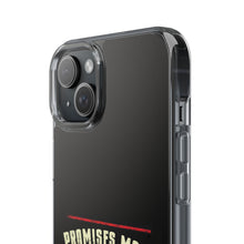 DistinctInk Hybrid (Acrylic/TPU) Clear Slim Fit Case for Apple iPhone | Trump: Promises Made, Promises Kept - Conservative