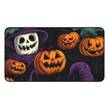 DistinctInk Desk Mat with "Halloween Haunts and Pumpkin Pals" Design for Halloween