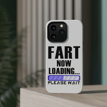 DistinctInk ToughCase for Apple iPhone, Compatible with MagSafe Charging - Fart Now Loading - Please Wait