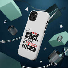 DistinctInk ToughCase for Apple iPhone, Compatible with MagSafe Charging - I'm the Chef Get Over it