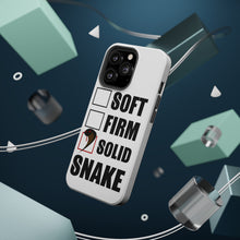 DistinctInk ToughCase for Apple iPhone, Compatible with MagSafe Charging - Soft Firm Solid Snake