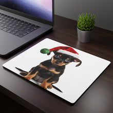 DistinctInk Mouse Pad - 1/4" Foam Rubber - Miniature Pinscher Puppy