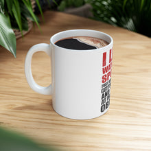 DistinctInk Glossy White Coffee / Tea Mug - I Like Watching Sports Getting Drunk Yelling