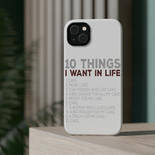DistinctInk ToughCase for Apple iPhone, Compatible with MagSafe Charging - Things I Want In Life - Cars, Money, Woman