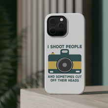 DistinctInk ToughCase for Apple iPhone, Compatible with MagSafe Charging - I Shoot People - Photography