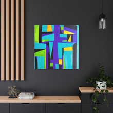 Pablo D'Azure - Mid-Century Modern Canvas Wall Art Decor