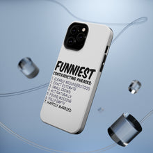 DistinctInk ToughCase for Apple iPhone, Compatible with MagSafe Charging - Funniest Contradicting Phrases - Married