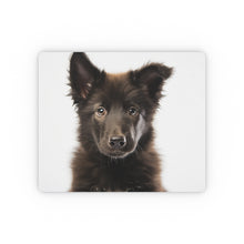 DistinctInk Mouse Pad - 1/4" Foam Rubber - Belgian Sheepdog Puppy