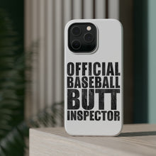 DistinctInk ToughCase for Apple iPhone, Compatible with MagSafe Charging - Official Baseball Butt Inspector
