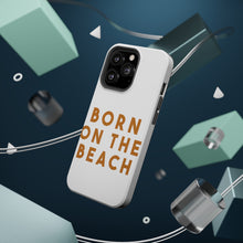 DistinctInk ToughCase for Apple iPhone, Compatible with MagSafe Charging - Born on the Beach