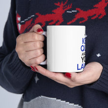 DistinctInk Glossy White Coffee / Tea Mug - Keep Quite & Call Your Lawyer