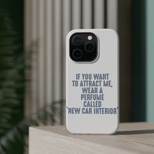 DistinctInk ToughCase for Apple iPhone, Compatible with MagSafe Charging - Wear Perfume Called "New Car Interior"