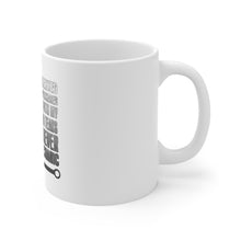 DistinctInk Glossy White Coffee / Tea Mug - Mechanic Can't Be Inherited Purchased