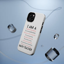 DistinctInk ToughCase for Apple iPhone, Compatible with MagSafe Charging - Teacher Student Helping Homework Encourage
