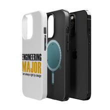 DistinctInk ToughCase for Apple iPhone, Compatible with MagSafe Charging - Engineering Major Always Right By Design