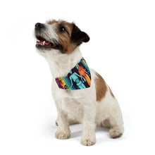 DistinctInk Adjustable Pet Banana Collar with The Enduring Beauty of Writing Design for Halloween LGBTQ+ Pride