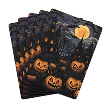 DistinctInk Playing Poker Cards with Spooky All Hallows' Eve Design for Halloween