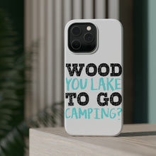 DistinctInk ToughCase for Apple iPhone, Compatible with MagSafe Charging - Wood You Lake to Go Camping
