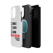 DistinctInk ToughCase for Apple iPhone, Compatible with MagSafe Charging - Single Taken Going Roller Skating