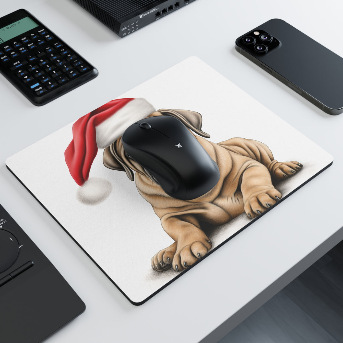 Mouse Pad - Bullmastiff Puppy Drawing, view 2