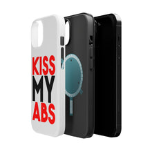 DistinctInk ToughCase for Apple iPhone, Compatible with MagSafe Charging - Kiss My Abs
