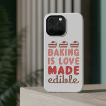 DistinctInk ToughCase for Apple iPhone, Compatible with MagSafe Charging - Baking is Love Made Edible