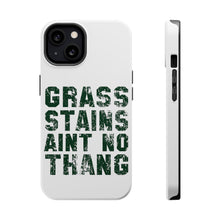 DistinctInk ToughCase for Apple iPhone, Compatible with MagSafe Charging - Grass Stains Ain't No Thang