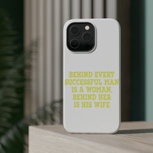 DistinctInk ToughCase for Apple iPhone, Compatible with MagSafe Charging - Behind Every Successful Man is a Woman