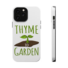 DistinctInk ToughCase for Apple iPhone, Compatible with MagSafe Charging - Thyme to Garden