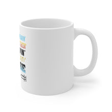DistinctInk Glossy White Coffee / Tea Mug - Scrub Wearing Temp Taking Life Saving Nurse
