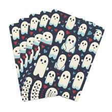 DistinctInk Playing / Poker Cards with Skelephants and Ghostly Ghouls Design for Halloween