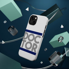 DistinctInk ToughCase for Apple iPhone, Compatible with MagSafe Charging - DOCTOR Word Art