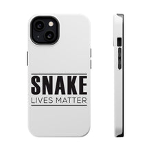 DistinctInk ToughCase for Apple iPhone, Compatible with MagSafe Charging - SNAKE Lives Matter