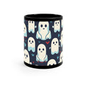 Black Coffee Mug - Skelephants and Ghostly Ghouls for Halloween