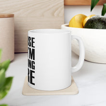 DistinctInk Glossy White Coffee / Tea Mug - Excuse Me I'm Dancing Here
