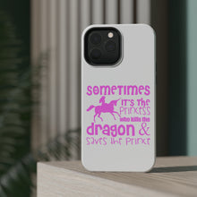 DistinctInk ToughCase for Apple iPhone, Compatible with MagSafe Charging - Sometimes It's the Princess Who Kills the Dragon