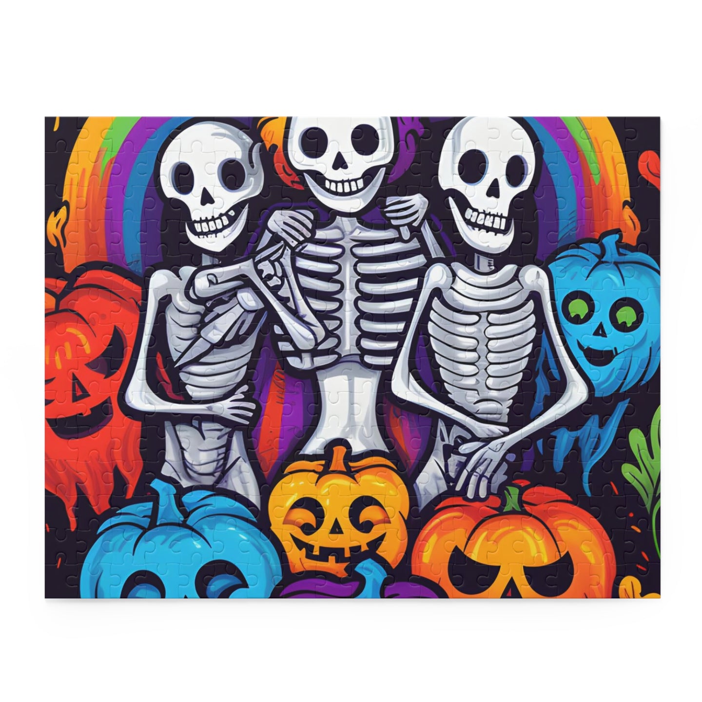 DistinctInk Jigsaw Puzzle with Exploring Inner Knowledge Design for Halloween  LGBTQ+ Pride