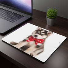 DistinctInk Mouse Pad - 1/4" Foam Rubber - Siberian Huskie Puppy