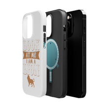 DistinctInk ToughCase for Apple iPhone, Compatible with MagSafe Charging - Look At Me I Am A Lion