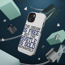 DistinctInk ToughCase for Apple iPhone, Compatible with MagSafe Charging - The Dream is Free Hustle Sold Separately