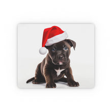 DistinctInk Mouse Pad - 1/4" Foam Rubber - Staffordshire Bull Terrier Puppy