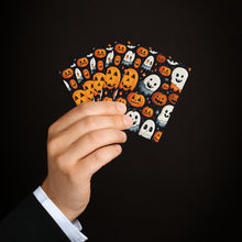 DistinctInk Playing Poker Cards with Spooky Halloween Night Design for Halloween
