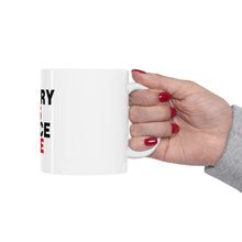 DistinctInk Glossy White Coffee / Tea Mug - Worry Less, Dance More