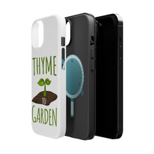 DistinctInk ToughCase for Apple iPhone, Compatible with MagSafe Charging - Thyme to Garden