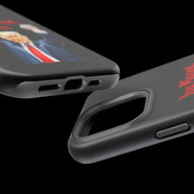 Dual Layer Tough Case for Apple iPhone, Compatible with MagSafe - Trump ‘You Missed, Loser’ Design & Black Background