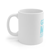 DistinctInk Glossy White Coffee / Tea Mug - Goalie Mom The Most Stressful Position